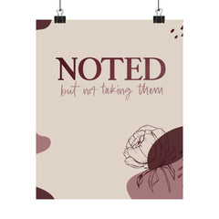 Premium Matte vertical posters