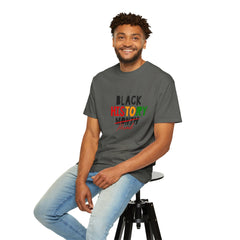 Black History Month Period Unisex Garment-Dyed T-shirt