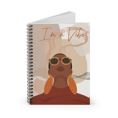 I'm a Vibe Spiral Notebook - Ruled Line