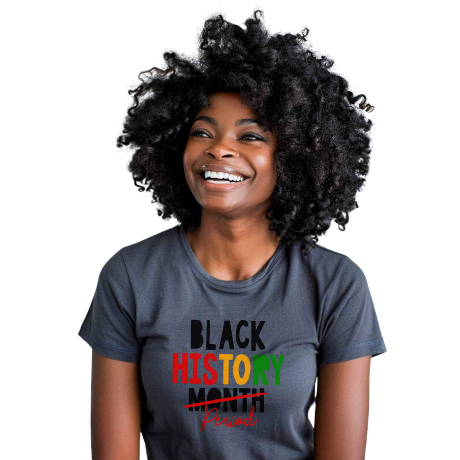 Black History Month Period Unisex Garment-Dyed T-shirt